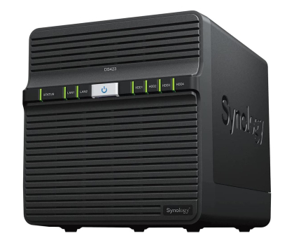 Dysk sieciowy SYNOLOGY Serwer DS423 4x0HDD 2GB Realtek RTD1619B 2xRJ45 USB3.2.1 2Y